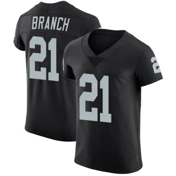 Men's Cliff Branch Las Vegas Raiders Elite Black Team Color Vapor Untouchable Jersey