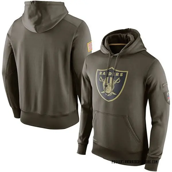 Men's Oakland Raiders Olive Salute To 