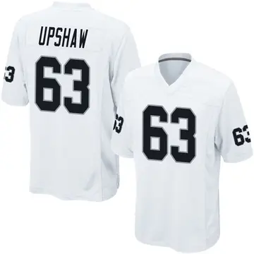 Men's Wilson Gene Upshaw Las Vegas Raiders Game White Jersey