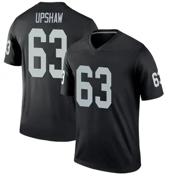 Men's Wilson Gene Upshaw Las Vegas Raiders Legend Black Jersey