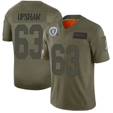 Men's Wilson Gene Upshaw Las Vegas Raiders Limited Camo 2019 Salute to Service Jersey