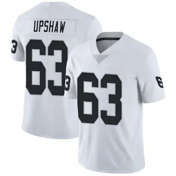 Men's Wilson Gene Upshaw Las Vegas Raiders Limited White Vapor Untouchable Jersey
