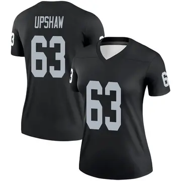 Women's Wilson Gene Upshaw Las Vegas Raiders Legend Black Jersey