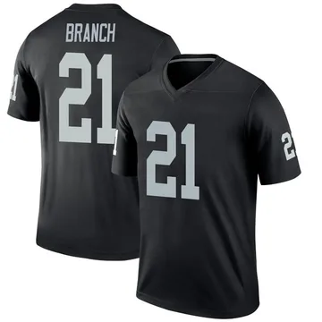 Youth Cliff Branch Las Vegas Raiders Legend Black Jersey