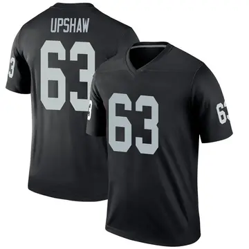 Youth Wilson Gene Upshaw Las Vegas Raiders Legend Black Jersey