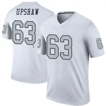 Youth Wilson Gene Upshaw Las Vegas Raiders Legend White Color Rush Jersey