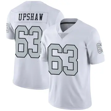 Youth Wilson Gene Upshaw Las Vegas Raiders Limited White Color Rush Jersey